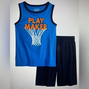 Boys Size 7 Jumping Beans® Active Muscle Tank & Shorts Set
